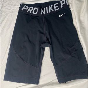Nike Pro Mid Thigh Workout Spandex Shorts